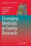 Cover: Emerging Methods in Family Research - Springer