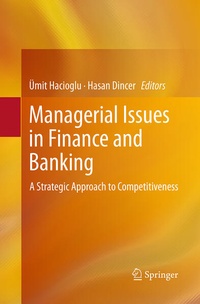 Enlarge image Cover: Managerial Issues in Finance and Banking - Springer