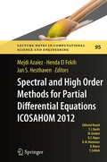 Cover: Spectral and High Order Methods for Partial Differential Equations - ICOSAHOM 2012 - Springer