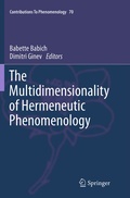 Cover: The Multidimensionality of Hermeneutic Phenomenology - Springer