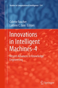 Enlarge image Cover: Innovations in Intelligent Machines-4 - Springer