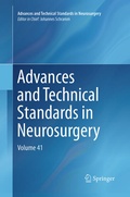 Cover: Advances and Technical Standards in Neurosurgery - Springer