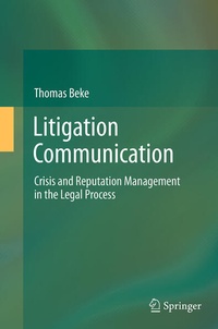 Abbildung von: Litigation Communication - Springer