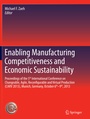 Cover: Enabling Manufacturing Competitiveness and Economic Sustainability - Springer