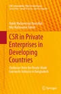 Cover: CSR in Private Enterprises in Developing Countries - Springer