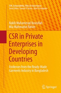 Enlarge image Cover: CSR in Private Enterprises in Developing Countries - Springer