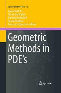 Abbildung von: Geometric Methods in PDE's - Springer