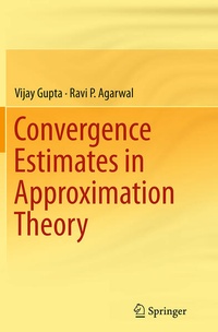 Enlarge image Cover: Convergence Estimates in Approximation Theory - Springer