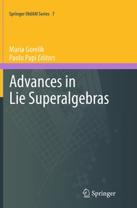 Abbildung von: Advances in Lie Superalgebras - Springer