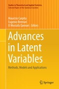 Cover: Advances in Latent Variables - Springer