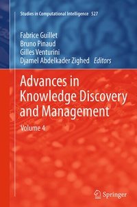 Enlarge image Cover: Advances in Knowledge Discovery and Management - Springer