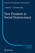 Cover: New Frontiers in Social Neuroscience - Springer