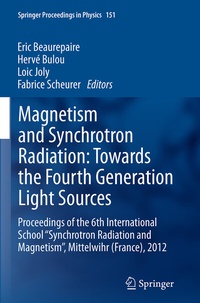 Abbildung von: Magnetism and Synchrotron Radiation: Towards the Fourth Generation Light Sources - Springer