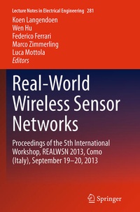 Enlarge image Cover: Real-World Wireless Sensor Networks - Springer