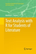 Cover: Text Analysis with R for Students of Literature - Springer