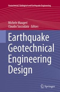 Enlarge image Cover: Earthquake Geotechnical Engineering Design - Springer