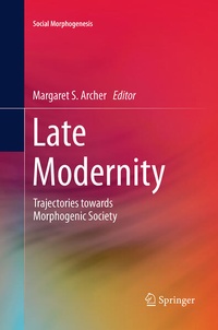 Enlarge image Cover: Late Modernity - Springer