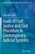 Abbildung von: Goals of Civil Justice and Civil Procedure in Contemporary Judicial Systems - Springer