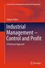 Cover: Industrial Management- Control and Profit - Springer