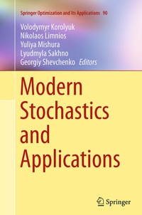 Abbildung von: Modern Stochastics and Applications - Springer