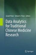 Cover: Data Analytics for Traditional Chinese Medicine Research - Springer