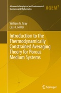 Cover: Introduction to the Thermodynamically Constrained Averaging Theory for Porous Medium Systems - Springer