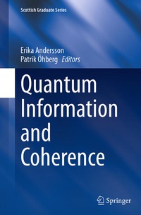 Enlarge image Cover: Quantum Information and Coherence - Springer