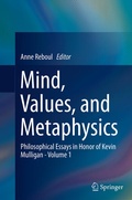 Cover: Mind, Values, and Metaphysics - Springer