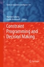 Cover: Constraint Programming and Decision Making - Springer