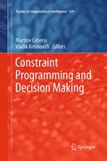 Cover: Constraint Programming and Decision Making - Springer