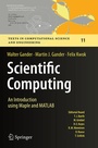 Cover: Scientific Computing - An Introduction using Maple and MATLAB - Springer