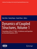 Cover: Dynamics of Coupled Structures, Volume 1 - Springer