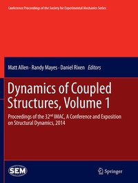 Enlarge image Cover: Dynamics of Coupled Structures, Volume 1 - Springer