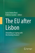 Cover: The EU after Lisbon - Springer
