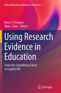 Enlarge image Cover: Using Research Evidence in Education - Springer