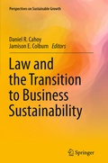 Abbildung von: Law and the Transition to Business Sustainability - Springer