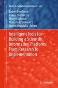 Cover: Intelligent Tools for Building a Scientific Information Platform: From Research to Implementation - Springer