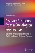 Cover: Disaster Resilience from a Sociological Perspective - Springer