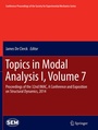 Cover: Topics in Modal Analysis I, Volume 7 - Springer