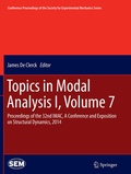 Cover: Topics in Modal Analysis I, Volume 7 - Springer