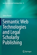 Cover: Semantic Web Technologies and Legal Scholarly Publishing - Springer