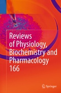 Cover: Reviews of Physiology, Biochemistry and Pharmacology 166 - Springer