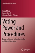 Cover: Voting Power and Procedures - Springer
