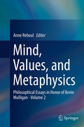 Cover: Mind, Values, and Metaphysics - Springer
