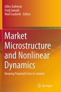Cover: Market Microstructure and Nonlinear Dynamics - Springer