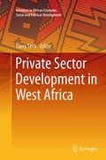 Cover: Private Sector Development in West Africa - Springer