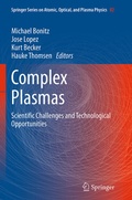 Cover: Complex Plasmas - Springer