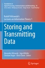 Cover: Storing and Transmitting Data - Springer