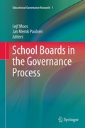 Cover: School Boards in the Governance Process - Springer