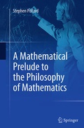 Cover: A Mathematical Prelude to the Philosophy of Mathematics - Springer